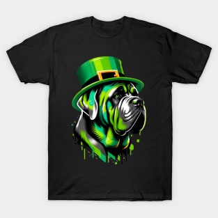 Neapolitan Mastiff's Lively Saint Patrick's Day Pose T-Shirt